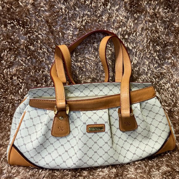 Authentic Rioni Moda Italia Pebble Leather Shoulder Satchel - Picture 1 of 15
